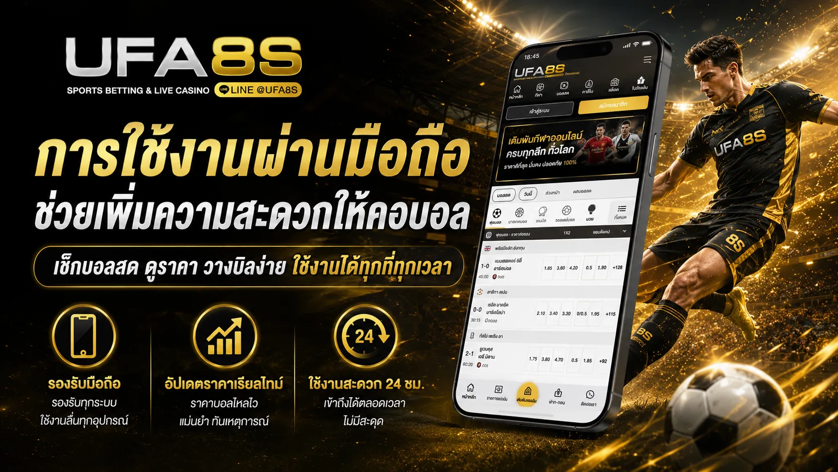 ข้อดีของการแทงบอลกับUFA